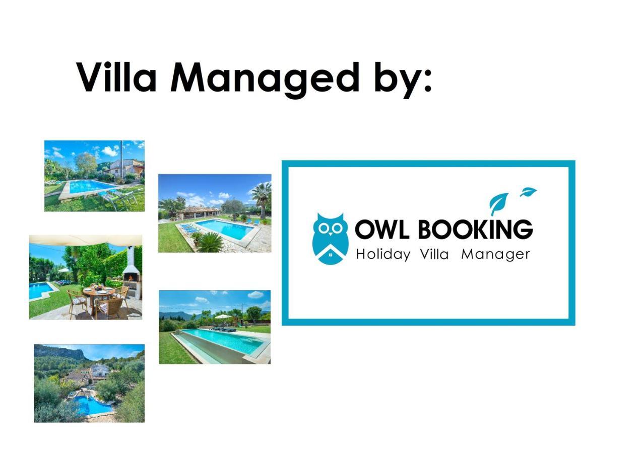 Owl Booking Villa Siquier - Luxury Retreat With Mountain Views โปเญนซา ภายนอก รูปภาพ
